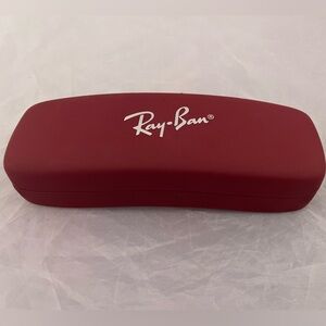Ray-Ban Hard Shell Sunglasses Case Burgundy 6”